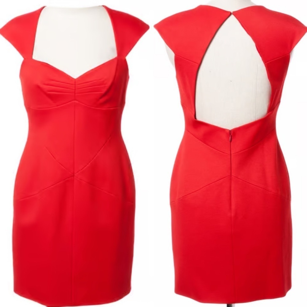 Zac Posen red mini dress